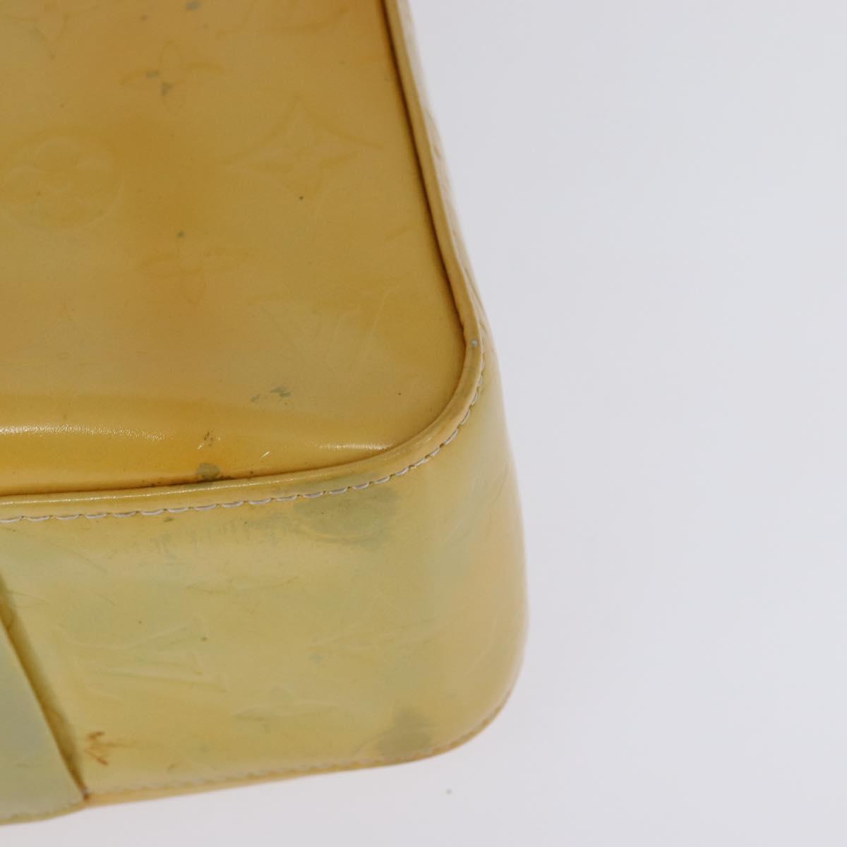 LOUIS VUITTON Monogram Vernis Columbus Tote Bag Gris M91028 LV Auth gh879