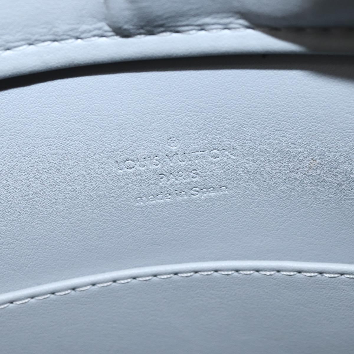 LOUIS VUITTON Monogram Vernis Columbus Tote Bag Gris M91028 LV Auth gh879