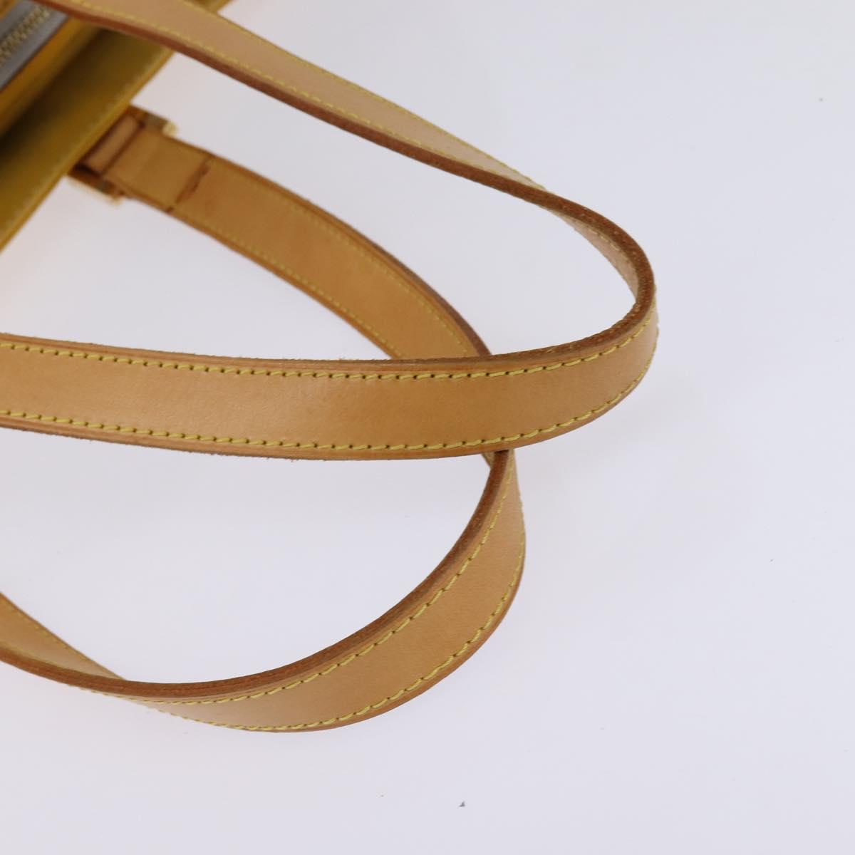 LOUIS VUITTON Monogram Vernis Columbus Tote Bag Gris M91028 LV Auth gh879