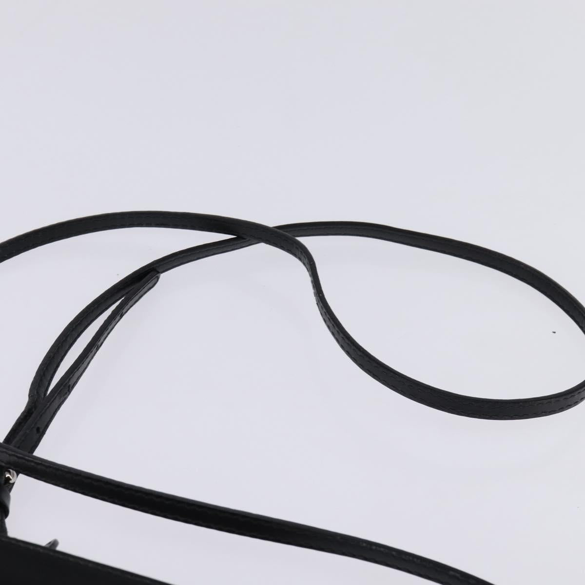 BALENCIAGA Shoulder Bag Canvas Leather White Silver 339937 Auth gh893