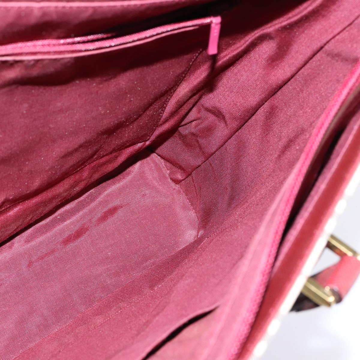 BURBERRY Nova Check Tote Bag Canvas Leather Beige Gold Auth gh896