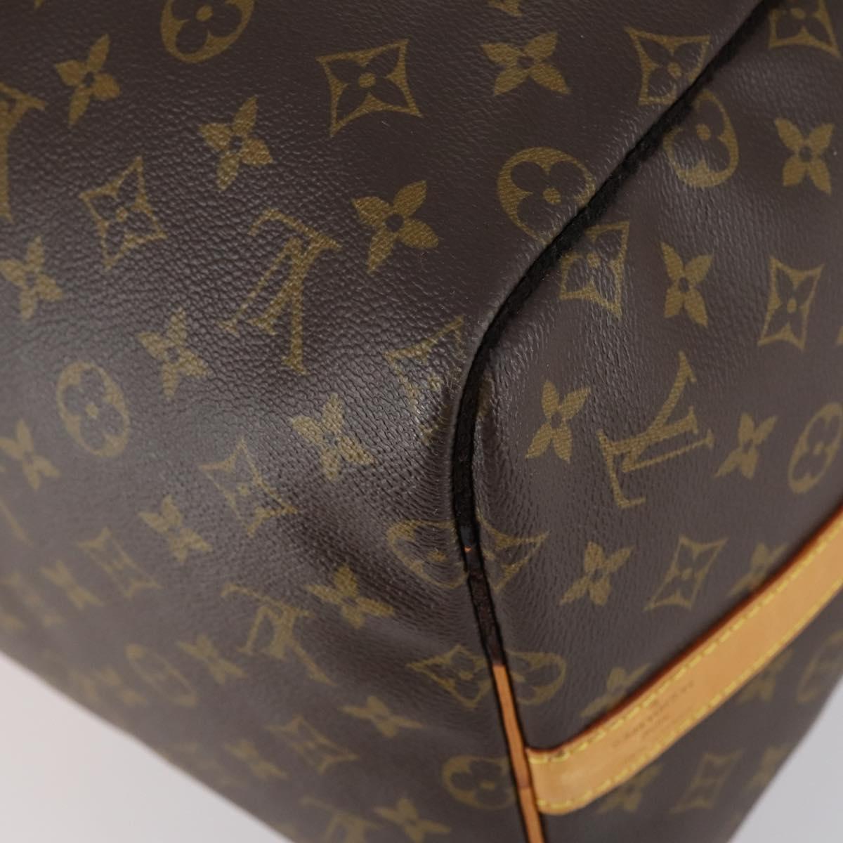 LOUIS VUITTON Monogram Keepall Bandouliere 55 Boston Bag M41414 LV Auth gh898
