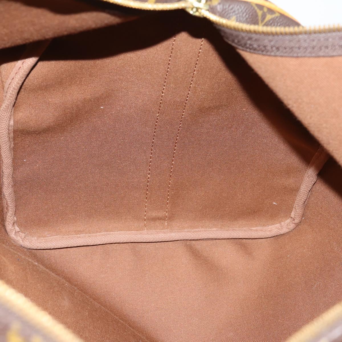 LOUIS VUITTON Monogram Keepall Bandouliere 55 Boston Bag M41414 LV Auth gh898