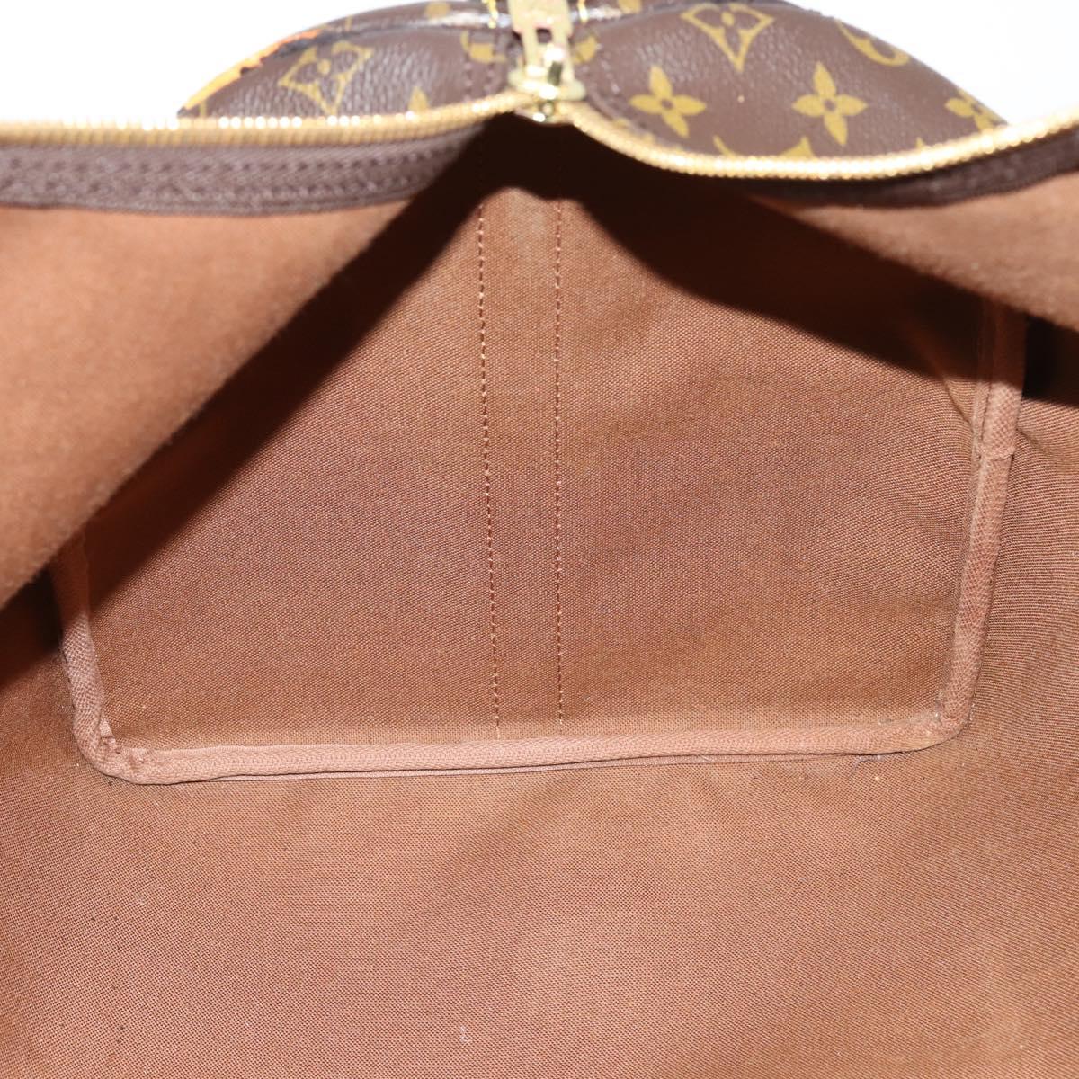 LOUIS VUITTON Monogram Keepall Bandouliere 55 Boston Bag M41414 LV Auth gh898