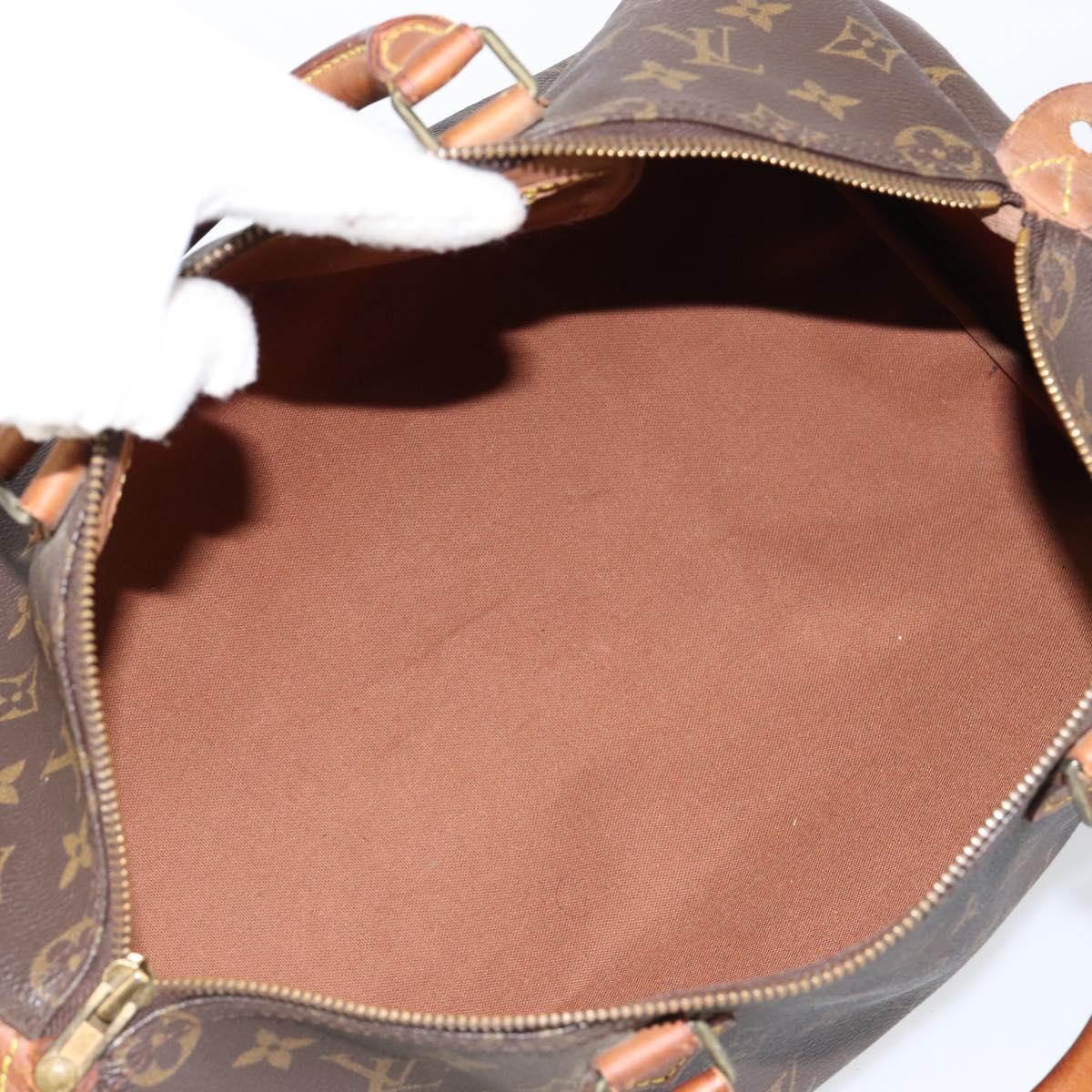 LOUIS VUITTON Monogram Speedy 35 Hand Bag M41524 LV Auth gh925