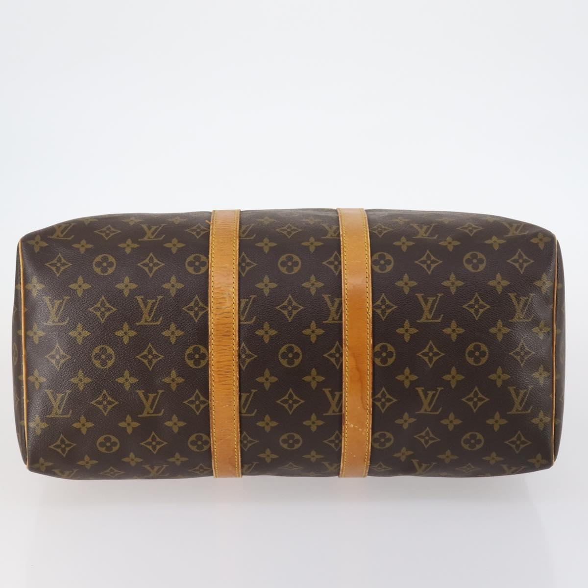LOUIS VUITTON Monogram Keepall 45 Boston Bag M41428 LV Auth gh926