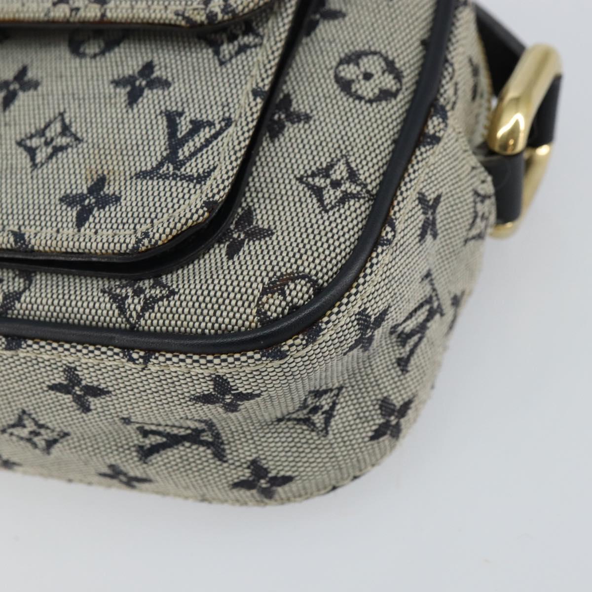 LOUIS VUITTON Monogram Mini Juliet MM Shoulder Bag Blue M92004 LV Auth gh927