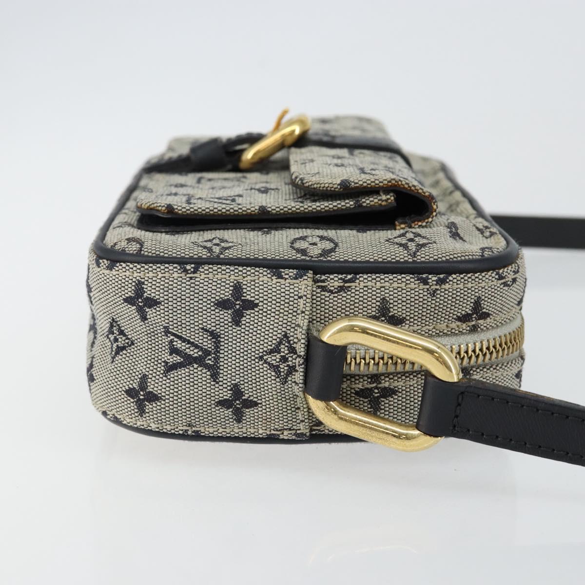 LOUIS VUITTON Monogram Mini Juliet MM Shoulder Bag Blue M92004 LV Auth gh927