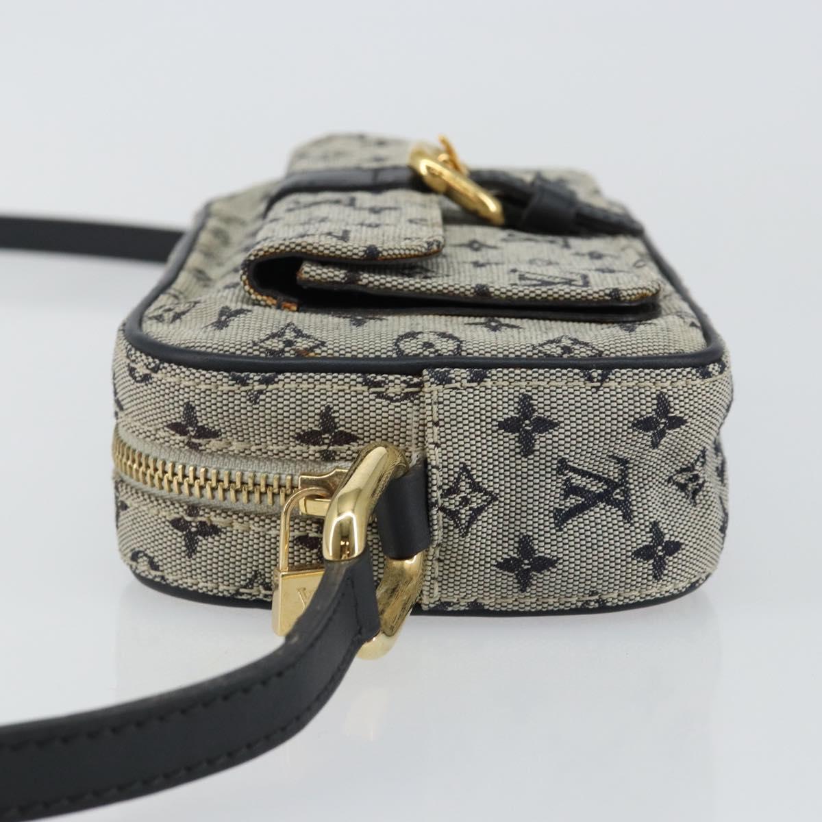 LOUIS VUITTON Monogram Mini Juliet MM Shoulder Bag Blue M92004 LV Auth gh927