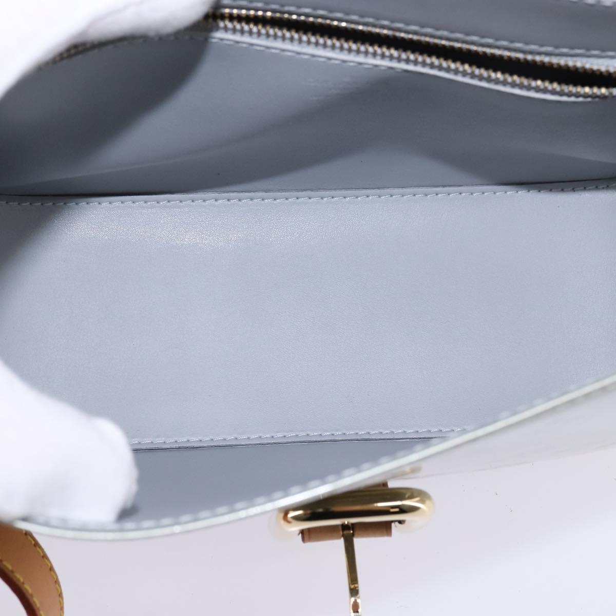 LOUIS VUITTON Monogram Vernis Christie GM Shoulder Bag Gris M91148 Auth gh929