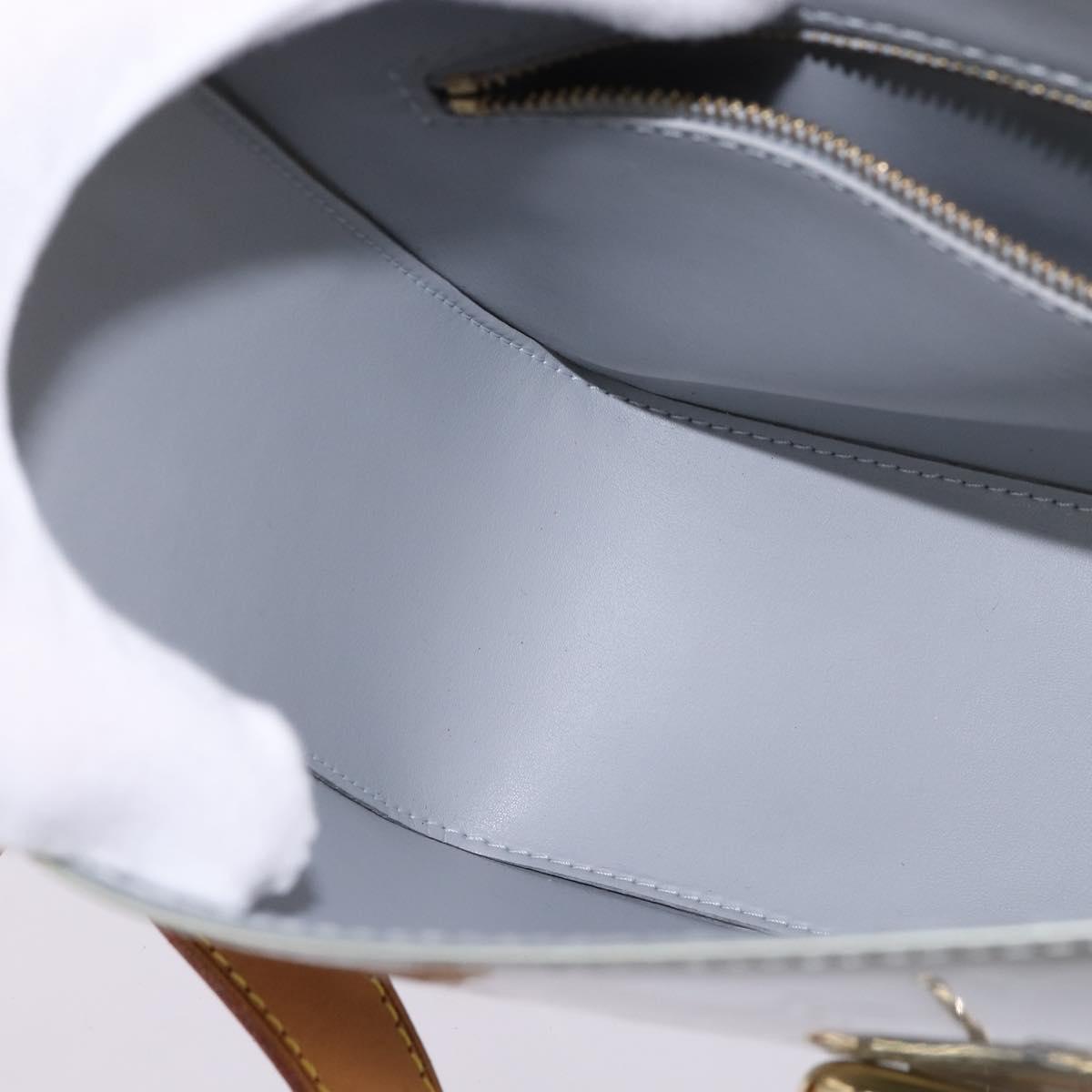 LOUIS VUITTON Monogram Vernis Christie GM Shoulder Bag Gris M91148 Auth gh929