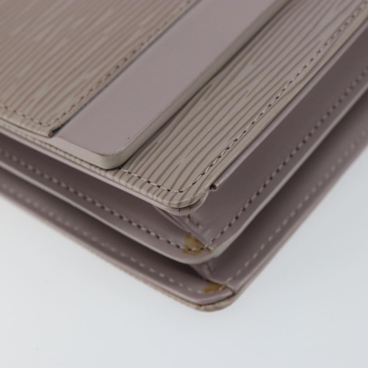 LOUIS VUITTON Epi Biarritz Shoulder Bag Lilac M5293B LV Auth gh932