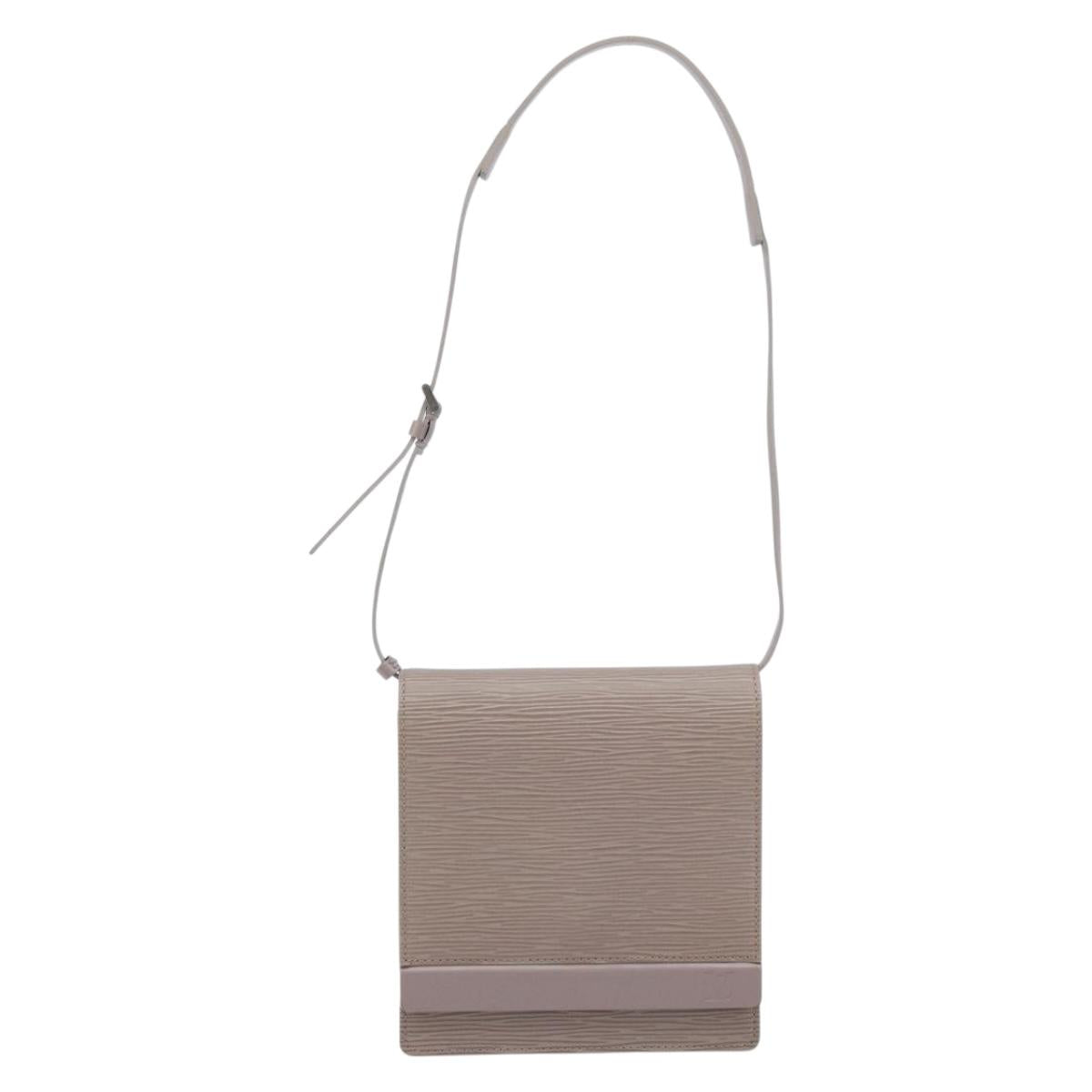 LOUIS VUITTON Epi Biarritz Shoulder Bag Lilac M5293B LV Auth gh932