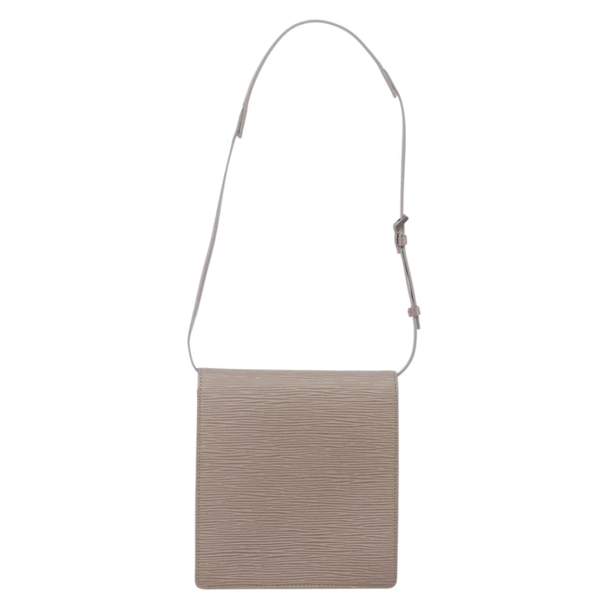 LOUIS VUITTON Epi Biarritz Shoulder Bag Lilac M5293B LV Auth gh932