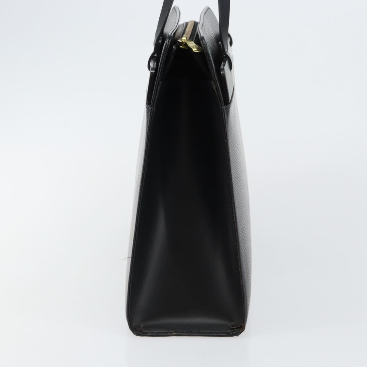 LOUIS VUITTON Epi Croisette PM Tote Bag Black M52492 LV Auth gh933