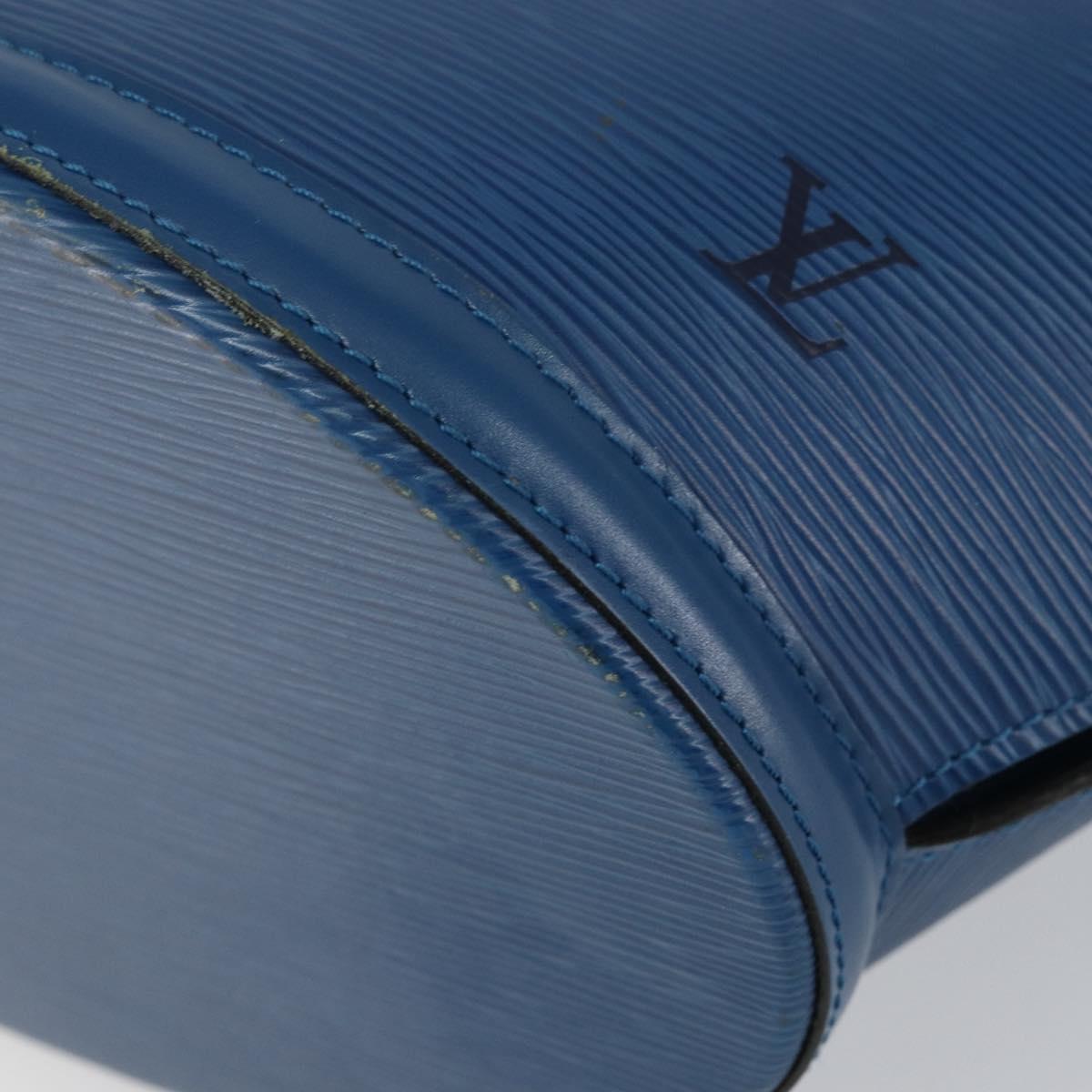 LOUIS VUITTON Epi Saint Jacques Shopping Shoulder Bag Blue M52275 LV Auth gh934