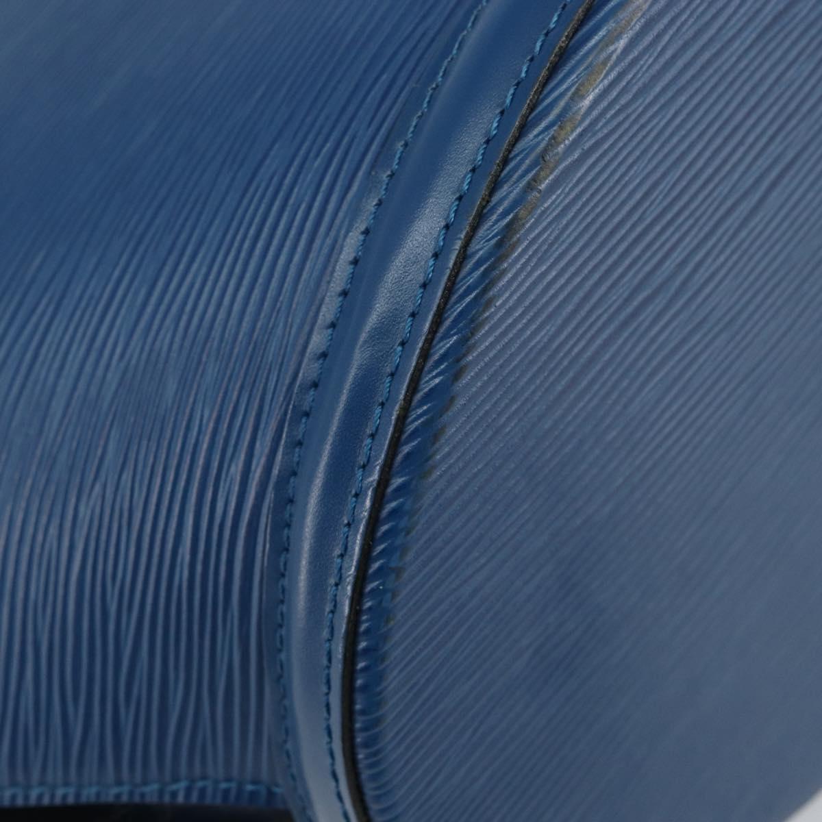 LOUIS VUITTON Epi Saint Jacques Shopping Shoulder Bag Blue M52275 LV Auth gh934