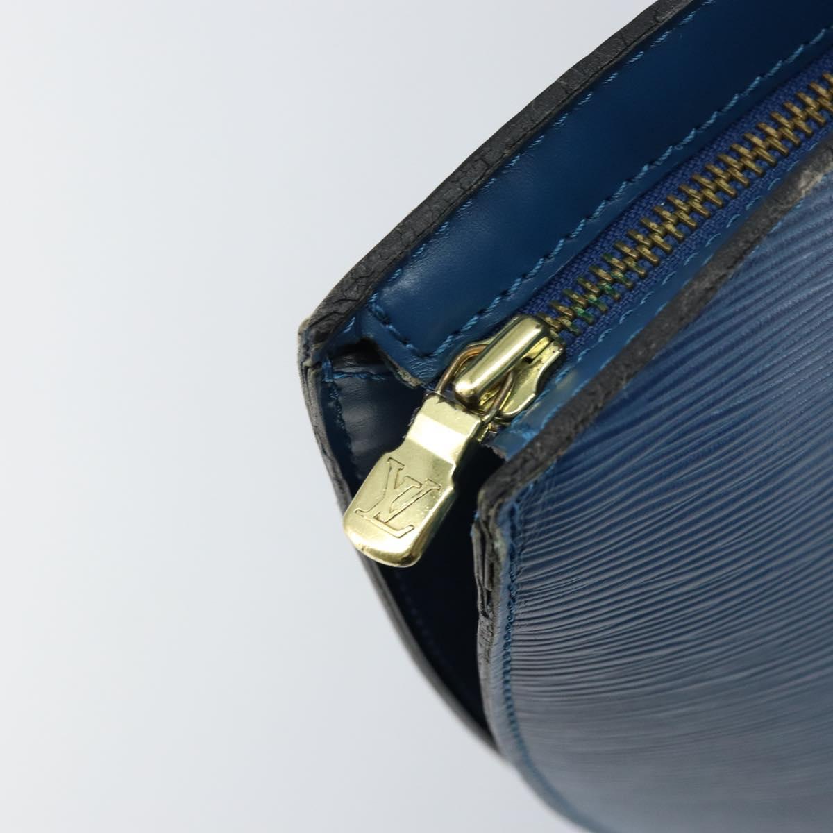 LOUIS VUITTON Epi Saint Jacques Shopping Shoulder Bag Blue M52275 LV Auth gh934
