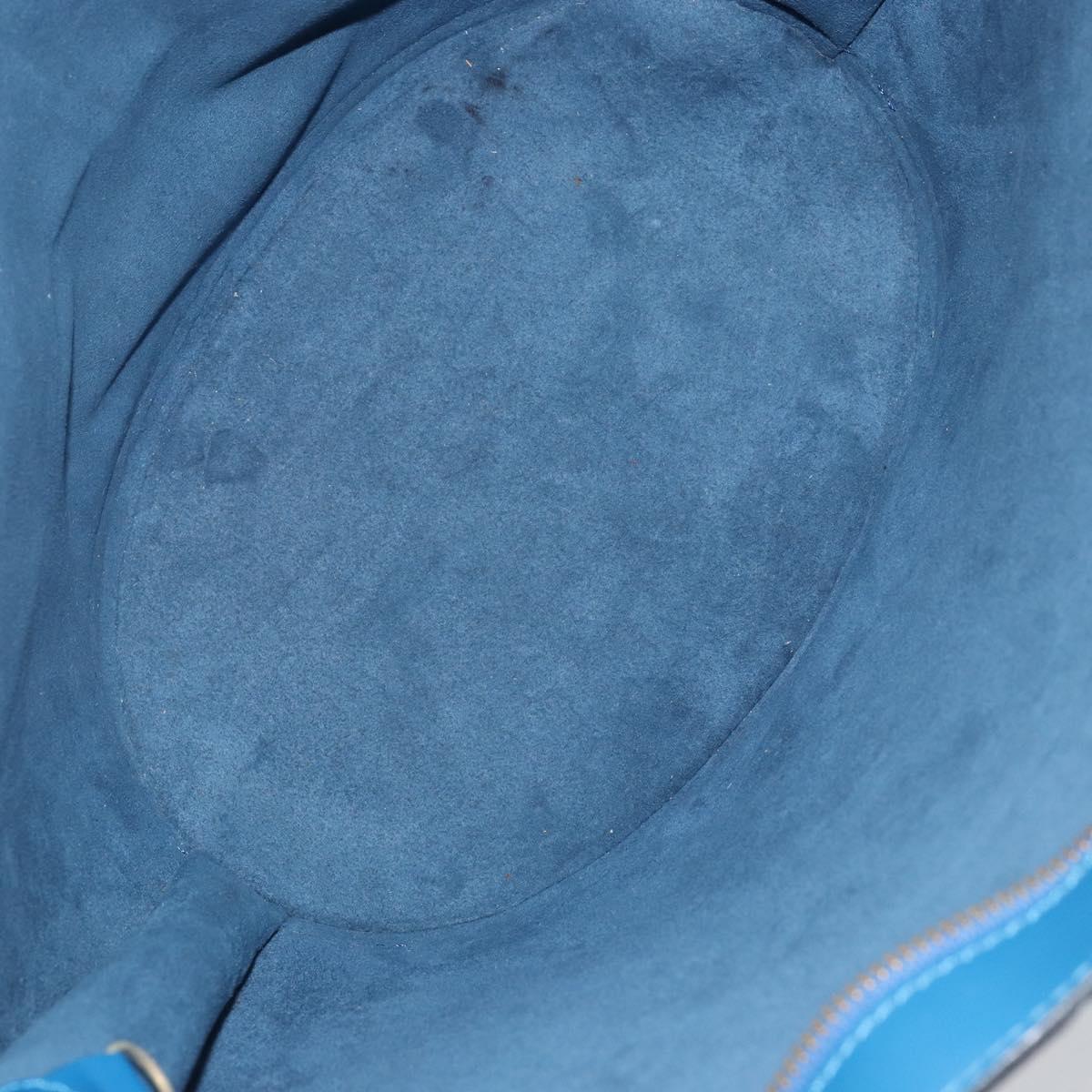 LOUIS VUITTON Epi Saint Jacques Shopping Shoulder Bag Blue M52275 LV Auth gh934