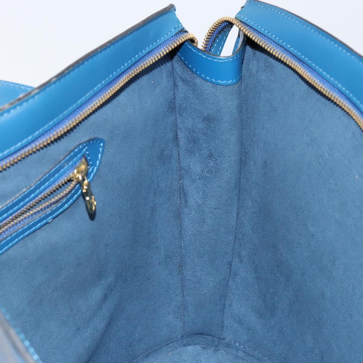 LOUIS VUITTON Epi Saint Jacques Shopping Shoulder Bag Blue M52275 LV Auth gh934
