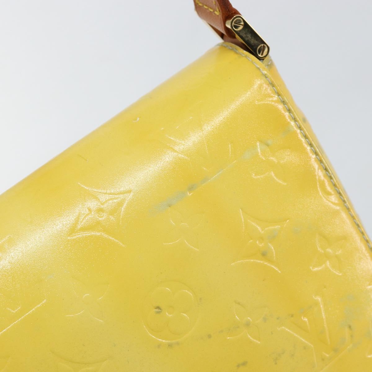 LOUIS VUITTON Monogram Vernis Thompson Street Bag Gris M91008 LV Auth gh949