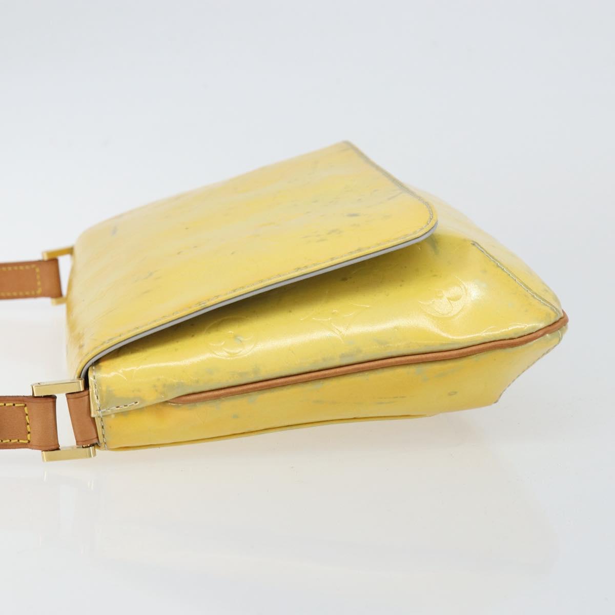 LOUIS VUITTON Monogram Vernis Thompson Street Bag Gris M91008 LV Auth gh949