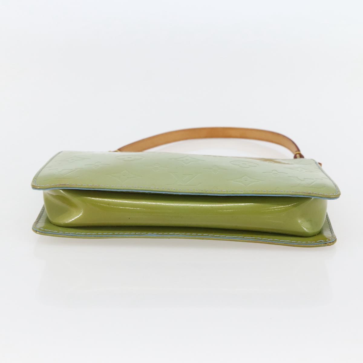 LOUIS VUITTON Monogram Vernis Lexington Pouch Baby Blue M91011 LV Auth gh953