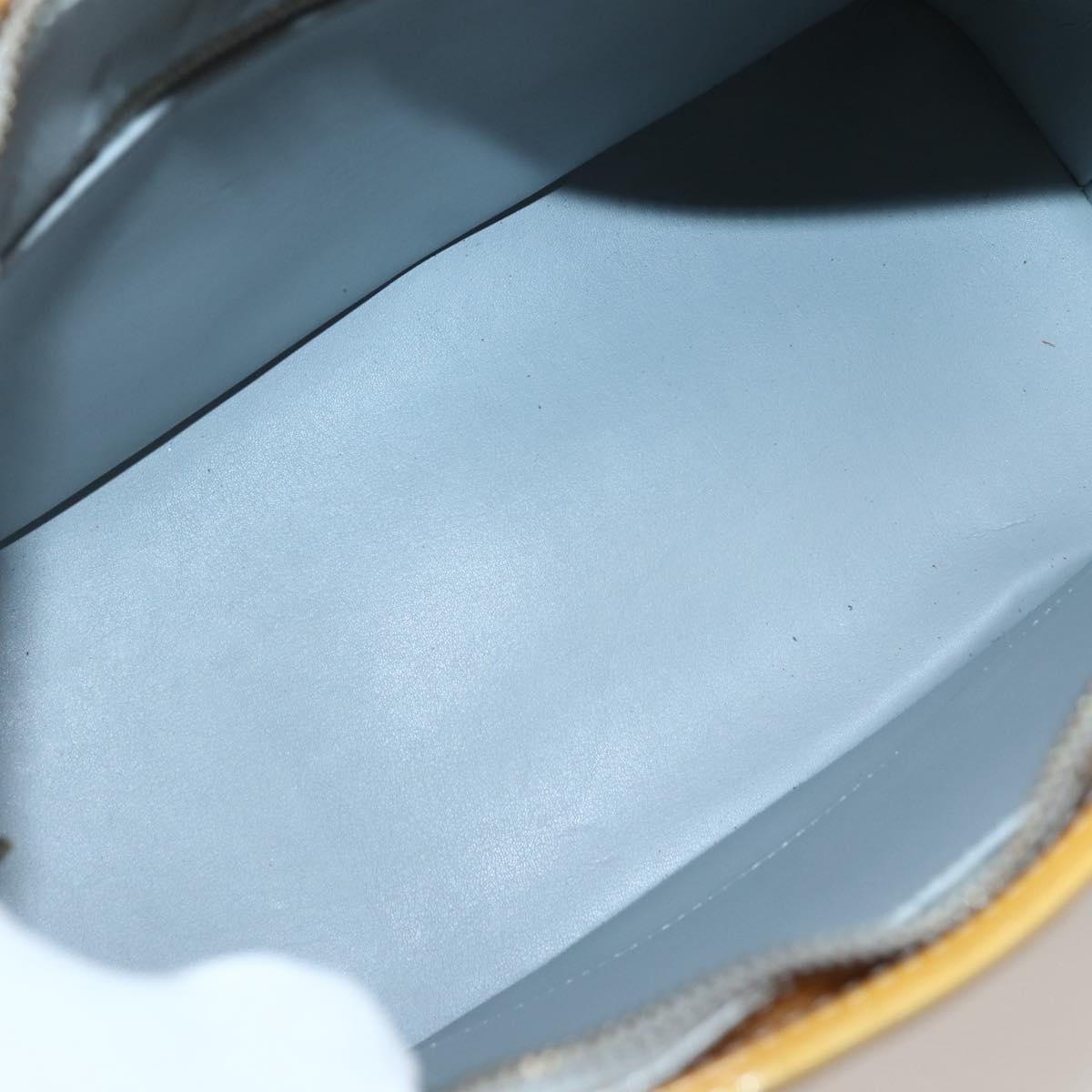 LOUIS VUITTON Monogram Vernis Houston Hand Bag Gris M91053 LV Auth gh955