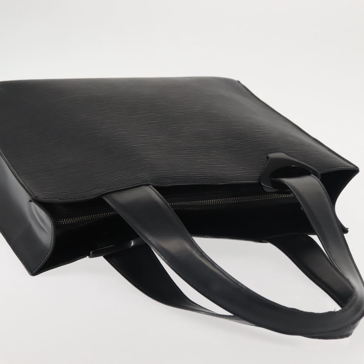 LOUIS VUITTON Epi Gemeaux Tote Bag Black M52452 LV Auth gh958