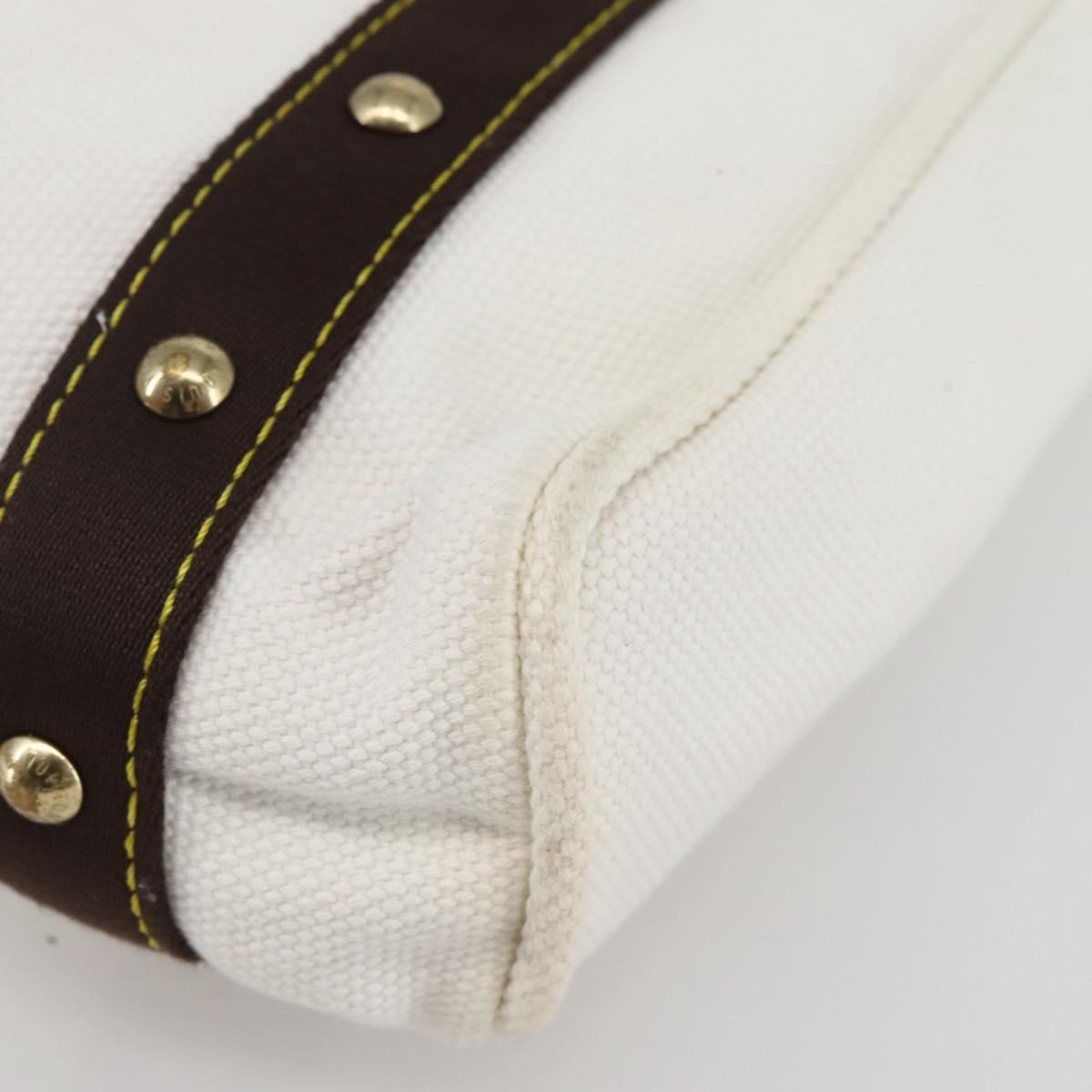 LOUIS VUITTON Cabas MM Antigua Tote Bag Brown Beige M40036 LV Auth gh961