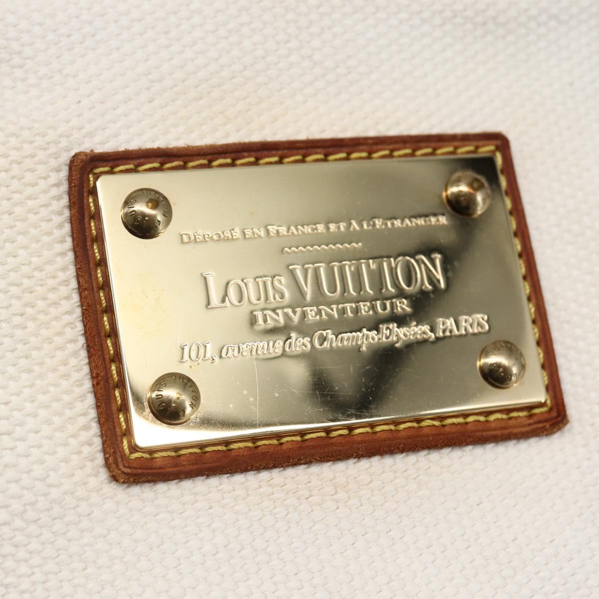 LOUIS VUITTON Cabas MM Antigua Tote Bag Brown Beige M40036 LV Auth gh961