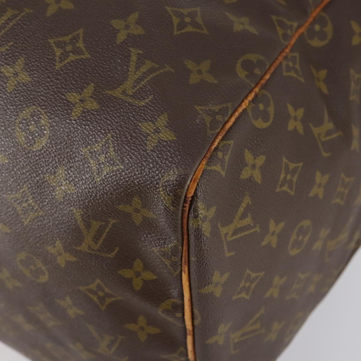 LOUIS VUITTON Monogram Sac Souple 55 Boston Bag M41622 LV Auth gh975