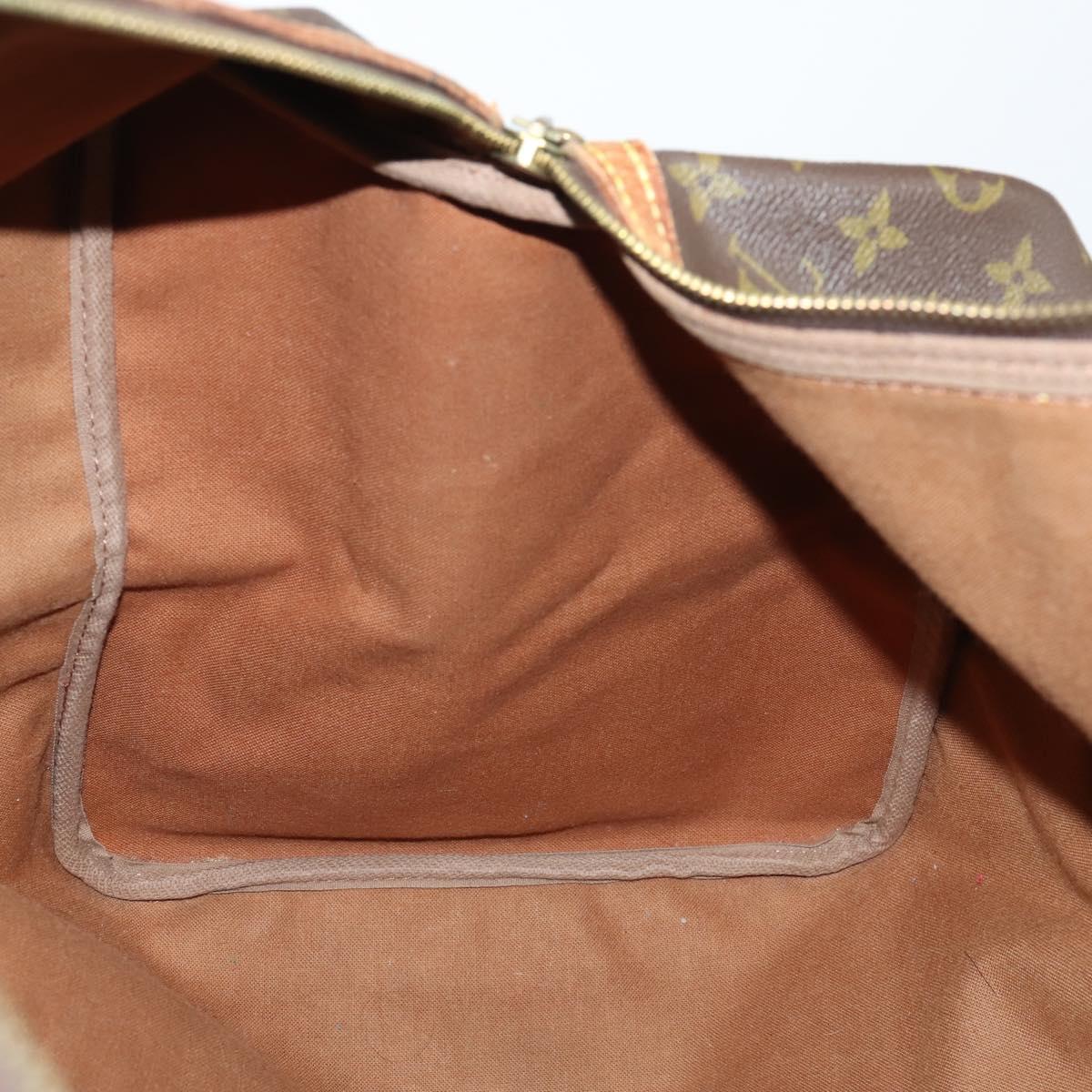 LOUIS VUITTON Monogram Sac Souple 55 Boston Bag M41622 LV Auth gh975