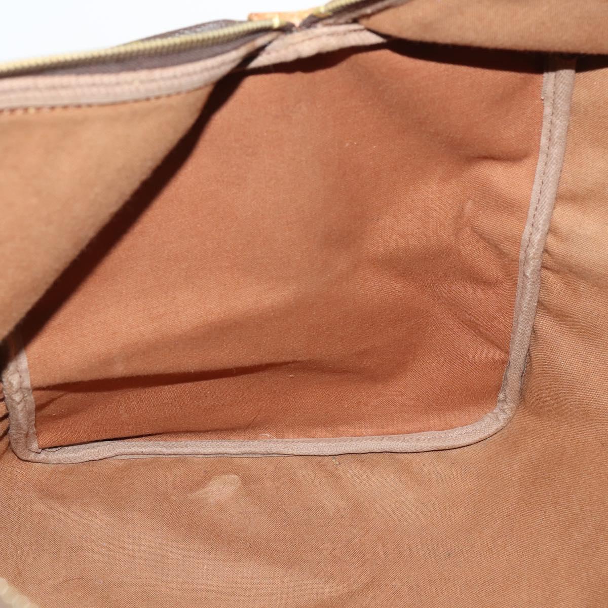 LOUIS VUITTON Monogram Sac Souple 55 Boston Bag M41622 LV Auth gh975