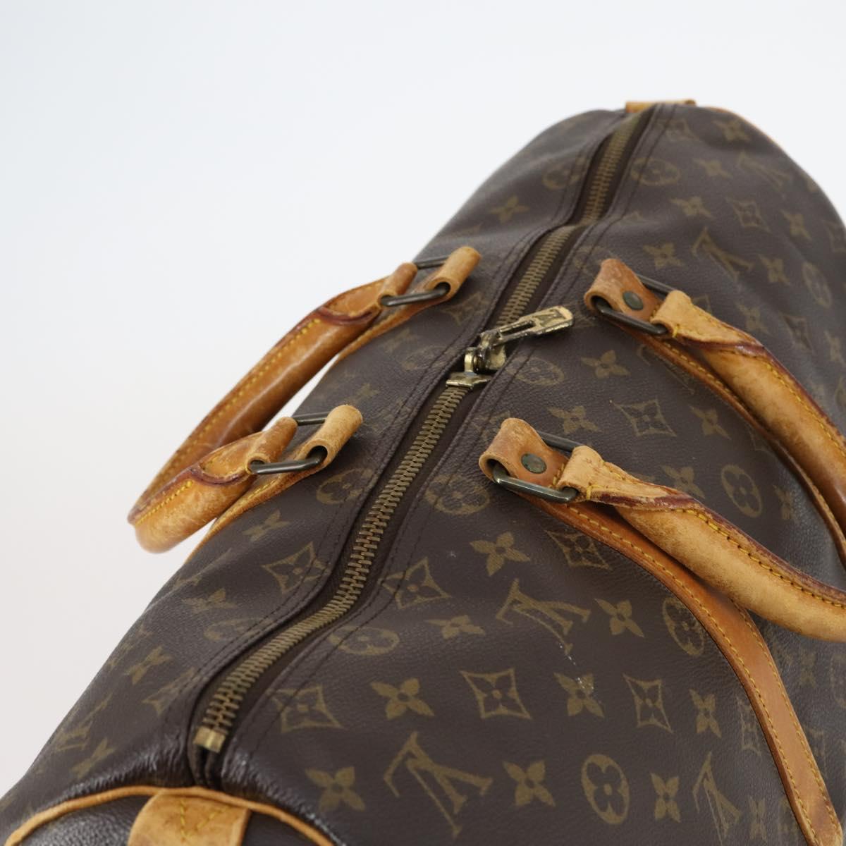 LOUIS VUITTON Monogram Keepall 45 Boston Bag M41428 LV Auth gh976