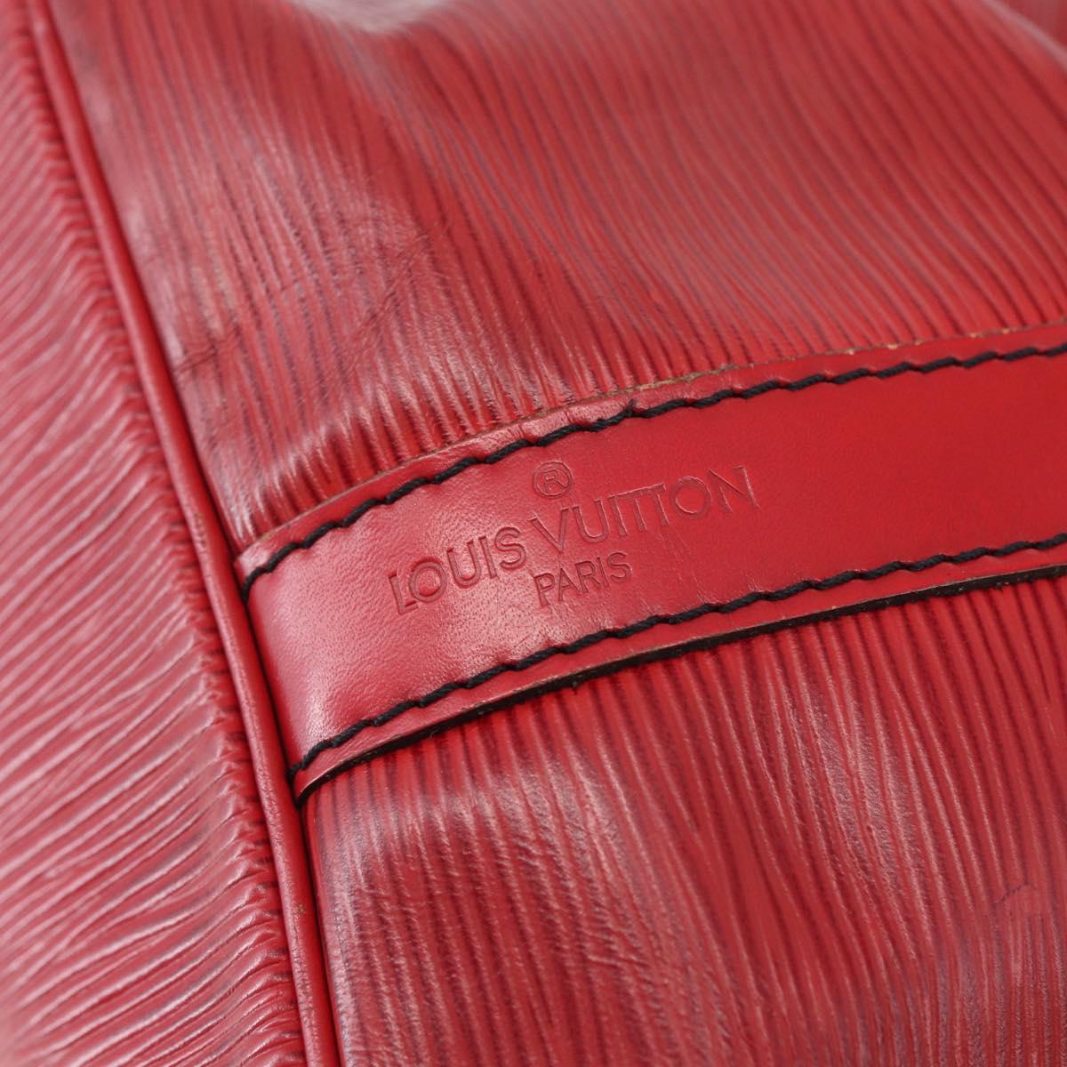 LOUIS VUITTON Epi Petit Noe Shoulder Bag Red M44107 LV Auth gh981