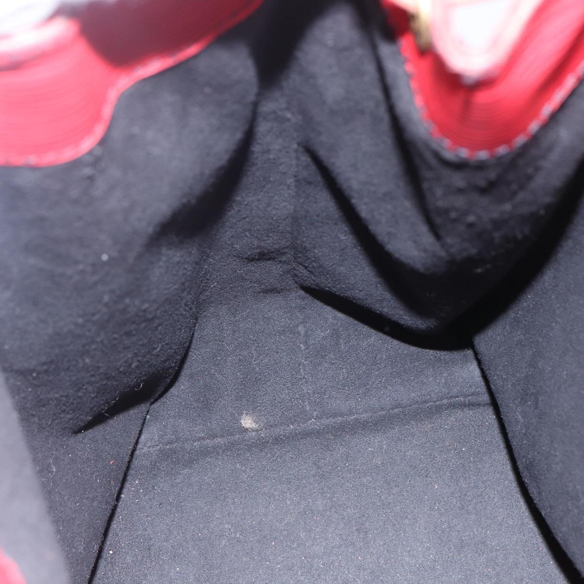 LOUIS VUITTON Epi Petit Noe Shoulder Bag Red M44107 LV Auth gh981