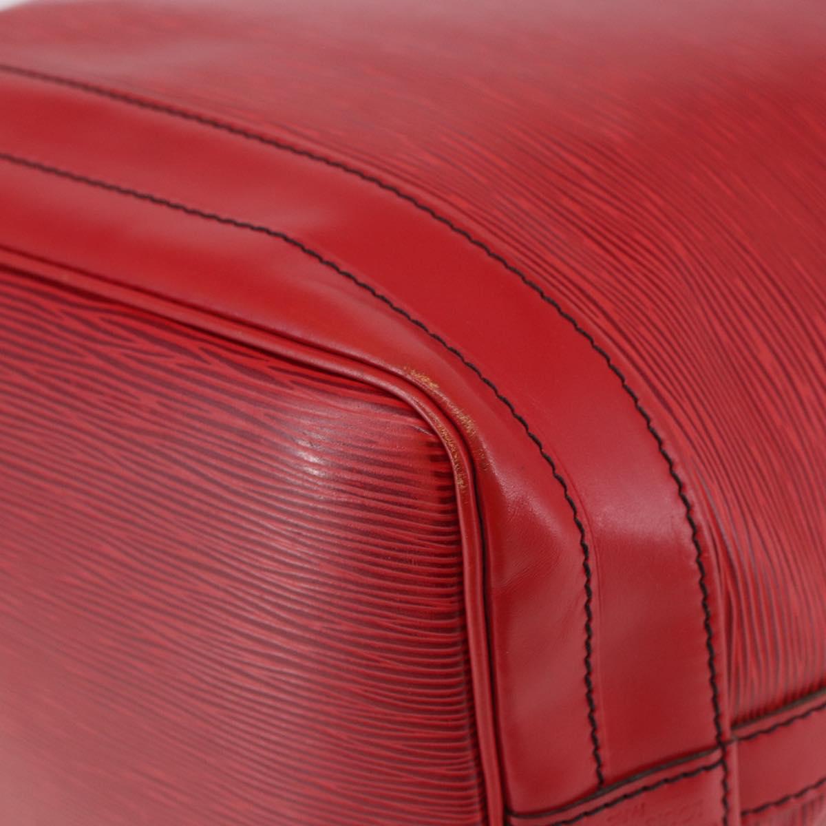 LOUIS VUITTON Epi Noe Shoulder Bag Red M44007 LV Auth gh982