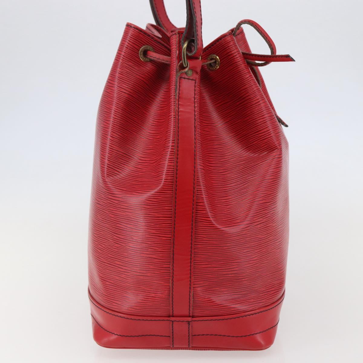 LOUIS VUITTON Epi Noe Shoulder Bag Red M44007 LV Auth gh982