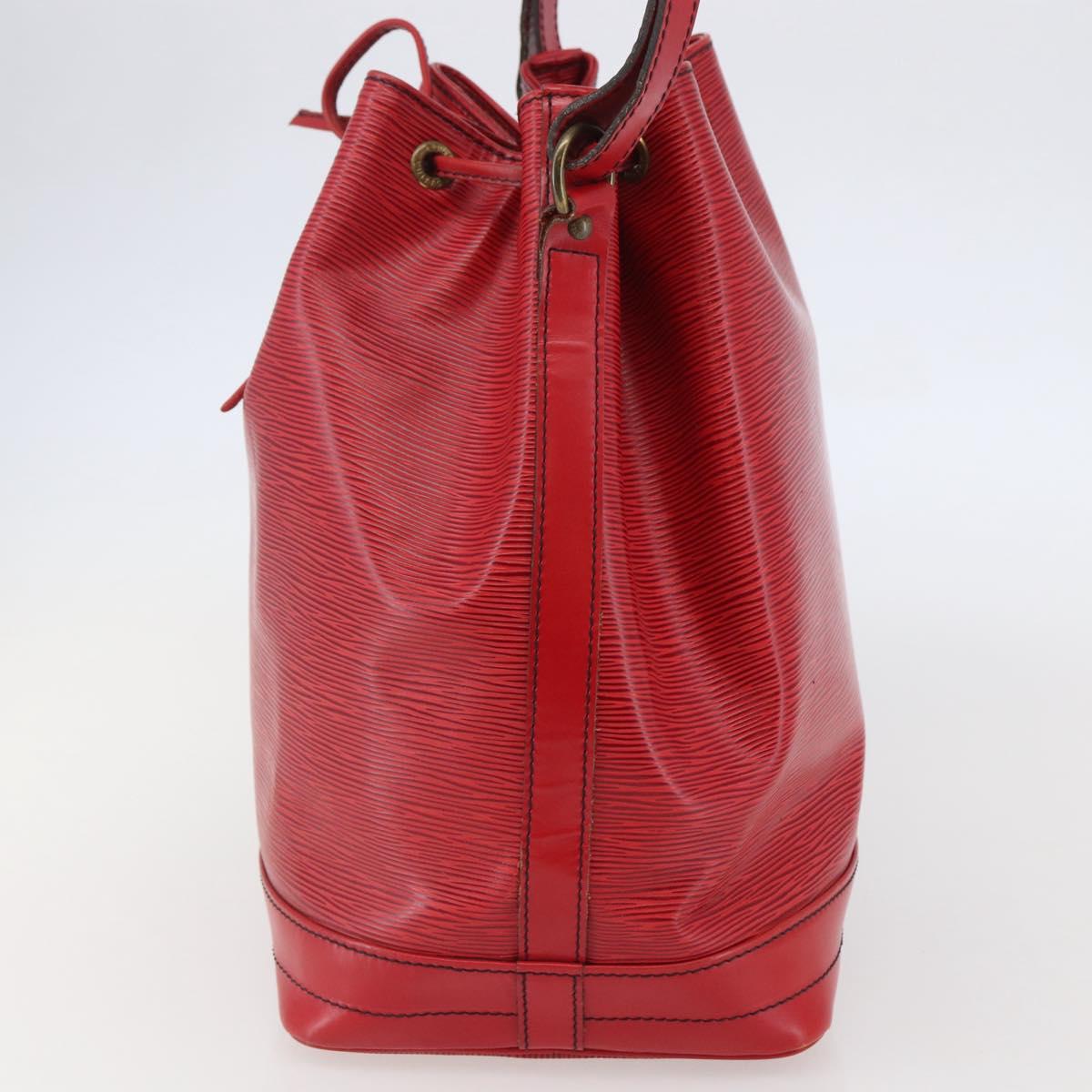 LOUIS VUITTON Epi Noe Shoulder Bag Red M44007 LV Auth gh982