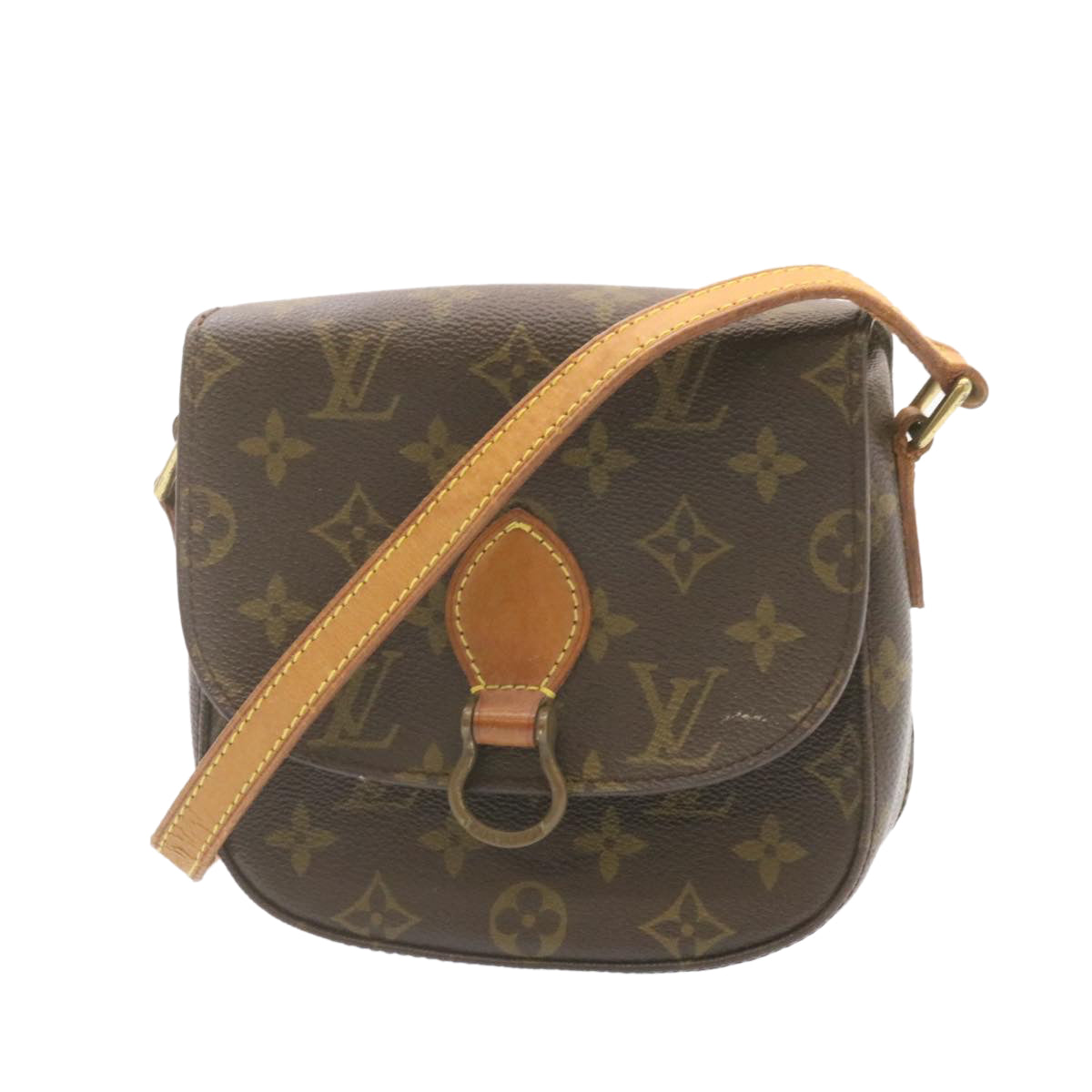 LOUIS VUITTON Monogram Saint Cloud PM Shoulder Bag M51244 LV Auth am1072g