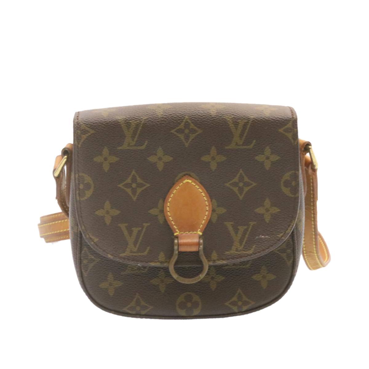 LOUIS VUITTON Monogram Saint Cloud PM Shoulder Bag M51244 LV Auth am1072g