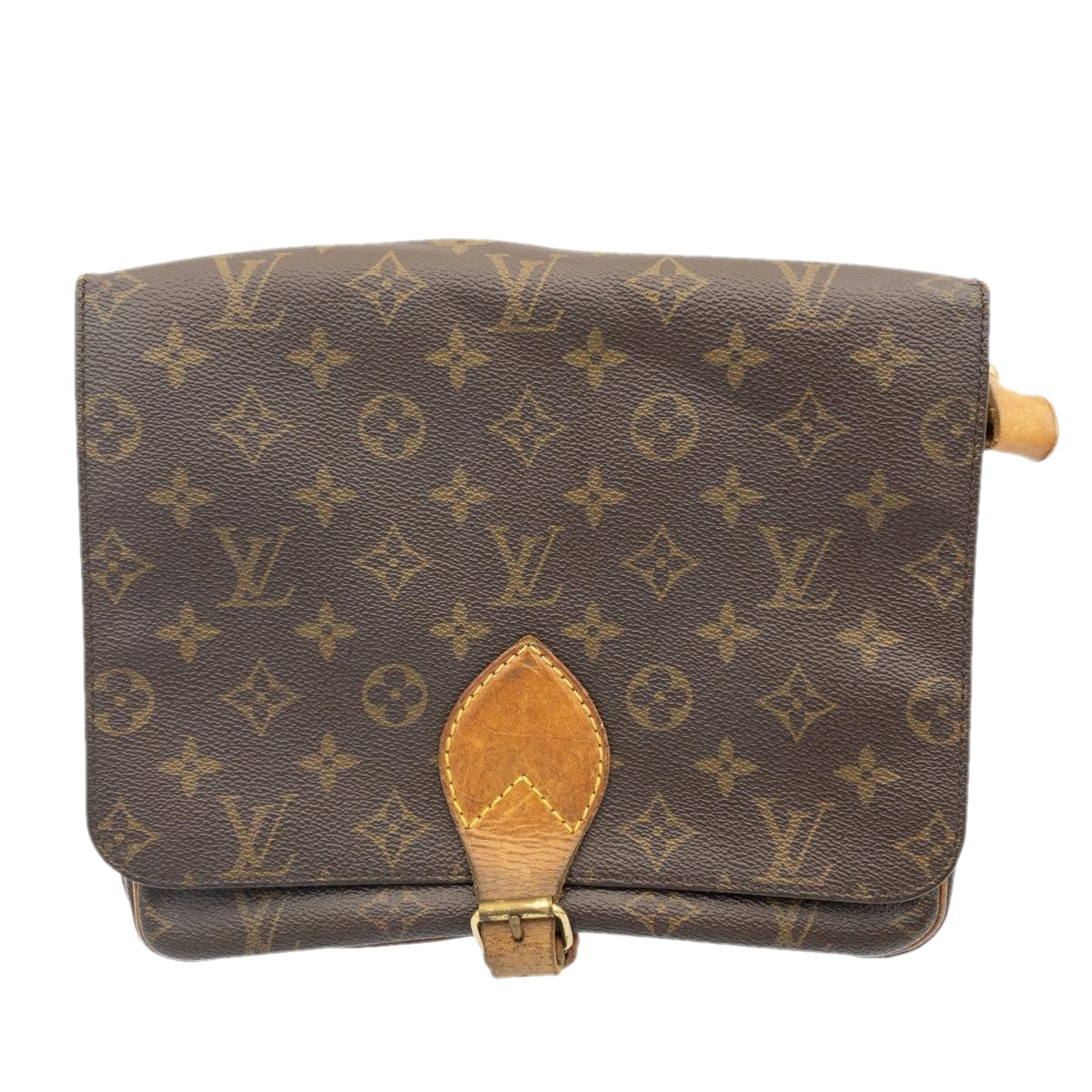 LOUIS VUITTON Monogram Cartouchiere GM Shoulder Bag M51252 LV Auth am1101g