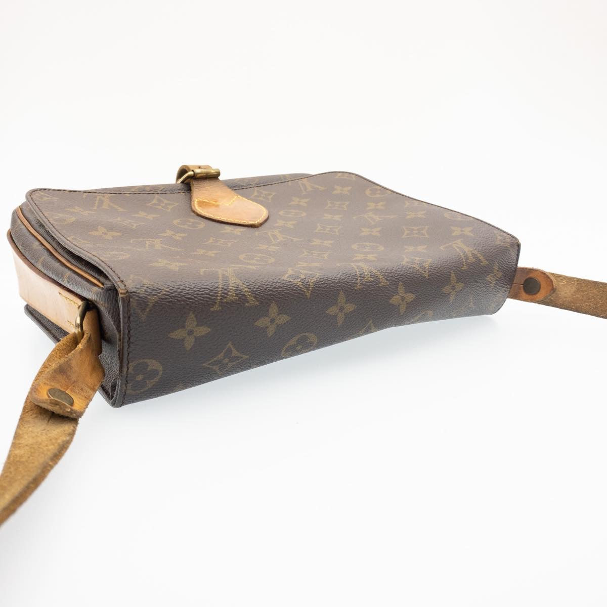 LOUIS VUITTON Monogram Cartouchiere GM Shoulder Bag M51252 LV Auth am1101g