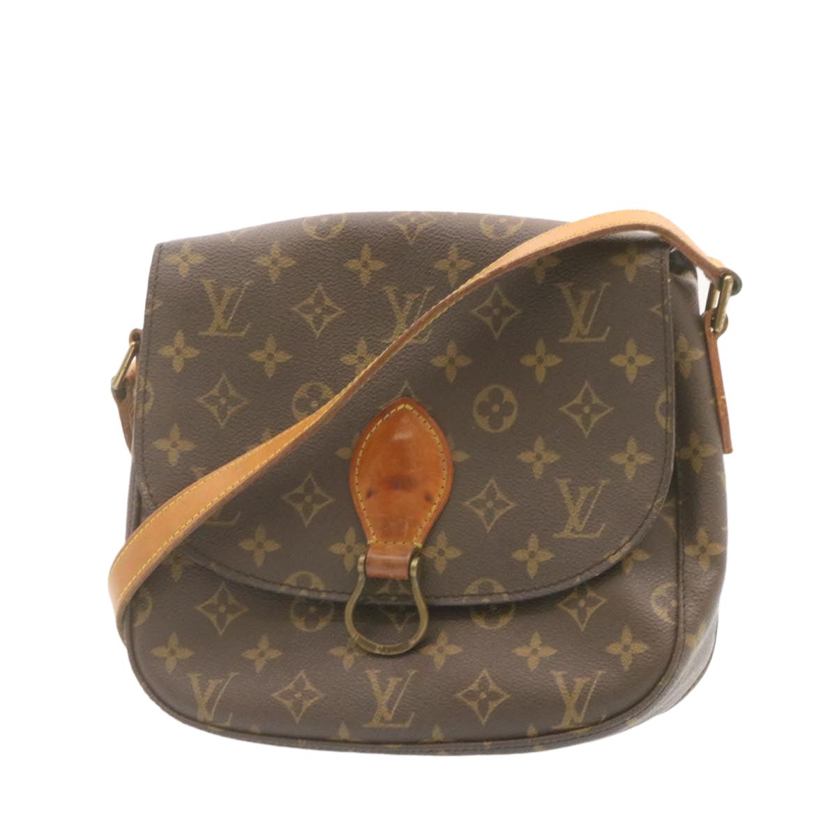 LOUIS VUITTON Monogram Saint Cloud GM Shoulder Bag M51242 LV Auth am1143g