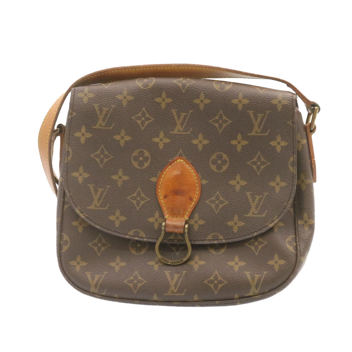 LOUIS VUITTON Monogram Saint Cloud GM Shoulder Bag M51242 LV Auth am1143g