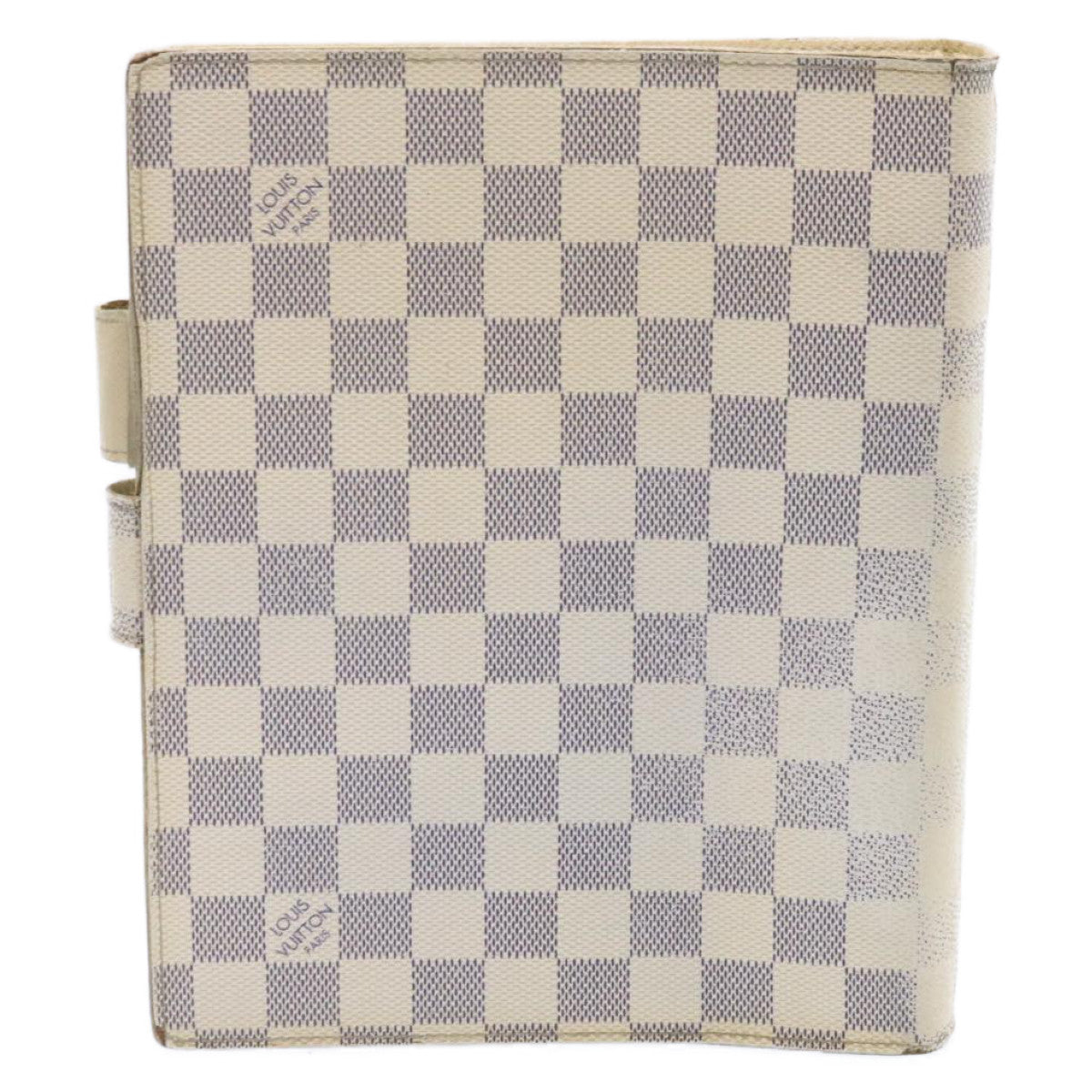 LOUIS VUITTON Damier Azur Agenda GM Day Planner Cover R20708 LV Auth am1546g