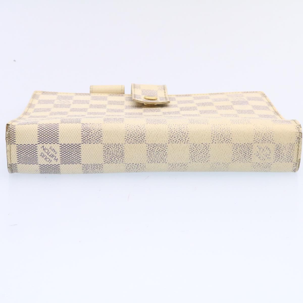 LOUIS VUITTON Damier Azur Agenda GM Day Planner Cover R20708 LV Auth am1546g