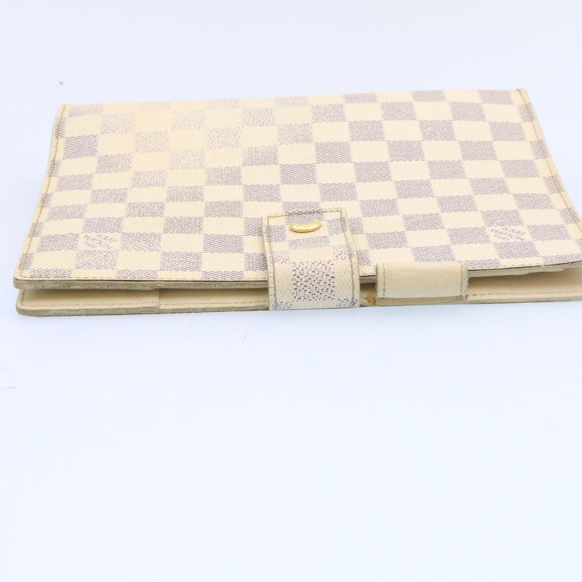 LOUIS VUITTON Damier Azur Agenda GM Day Planner Cover R20708 LV Auth am1546g