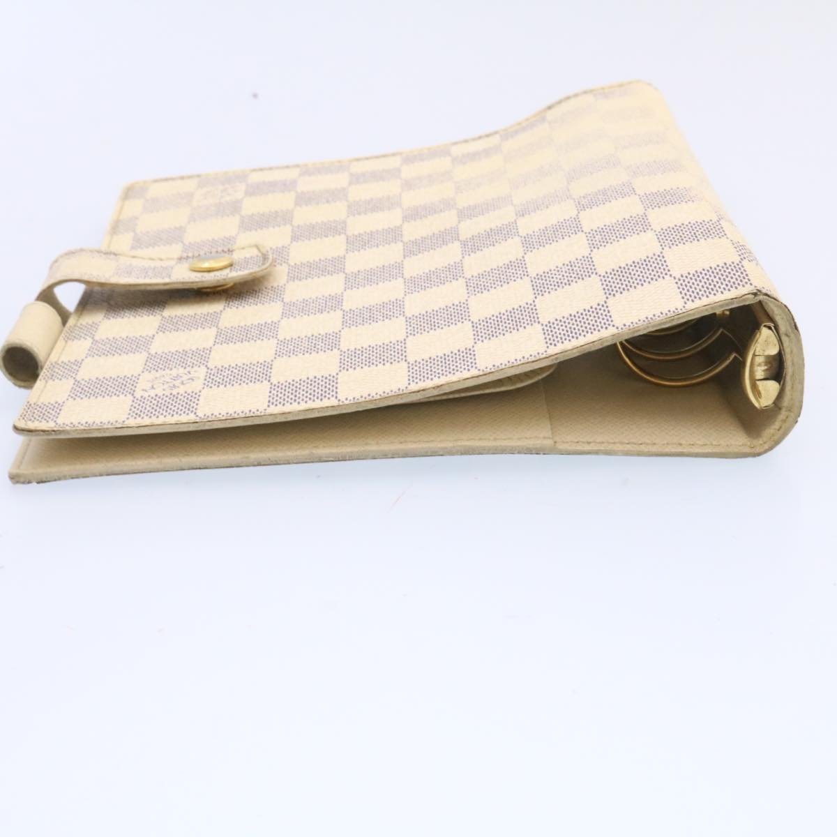 LOUIS VUITTON Damier Azur Agenda GM Day Planner Cover R20708 LV Auth am1546g